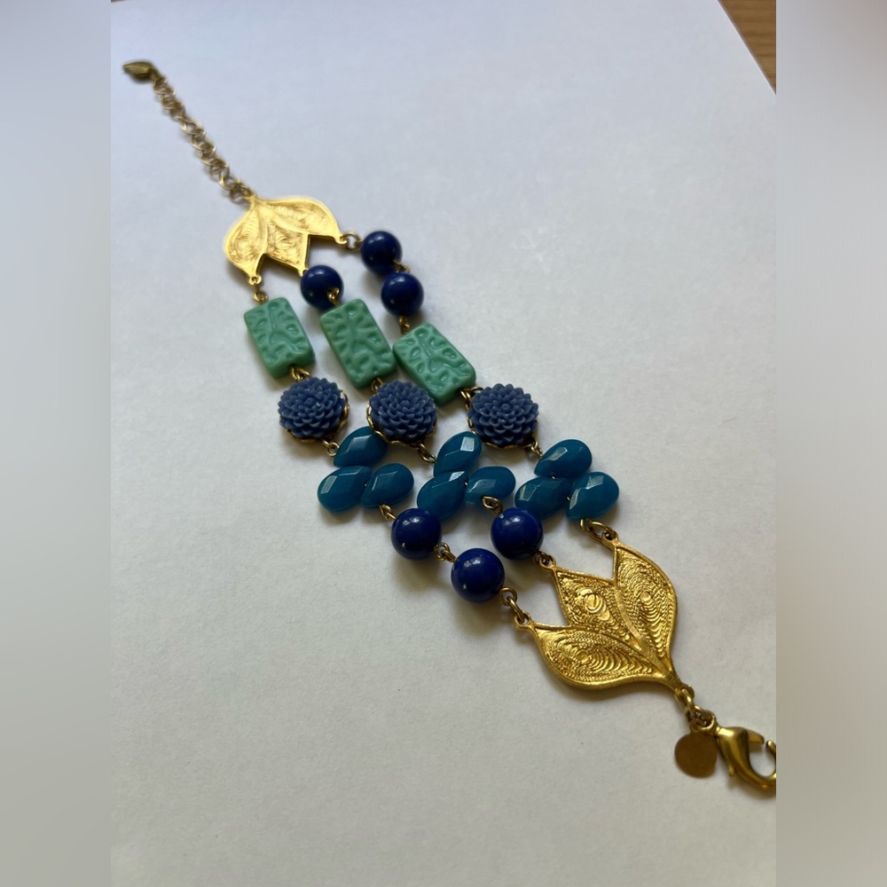 David Aubrey Boho Chic 3 Strand Bracelet - Picture 12 of 14